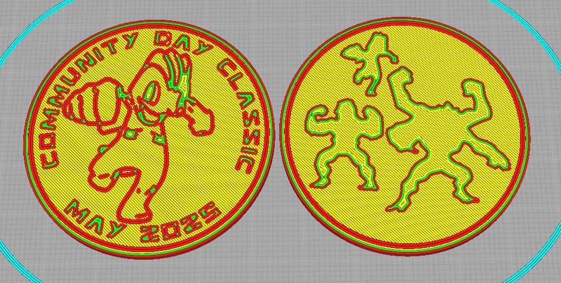 Pokemon Go Community Day Classic #103 coin - Machop