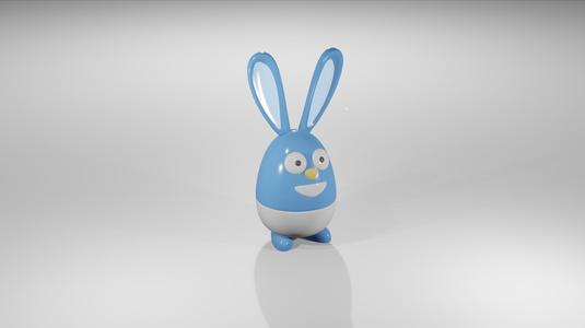 Easter Bunny Container - Small Size - 72x66x144