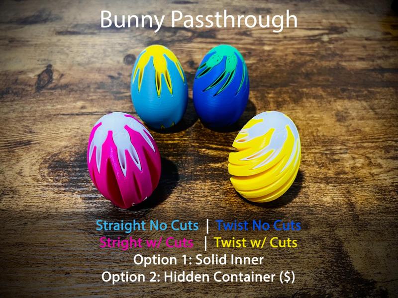 Bunny Passthrough | Hidden Dollar Bill Container
