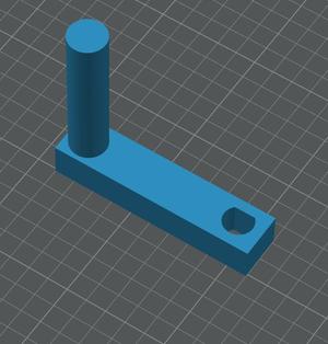 Handle Delta Shopmaster drillpress table handle crank