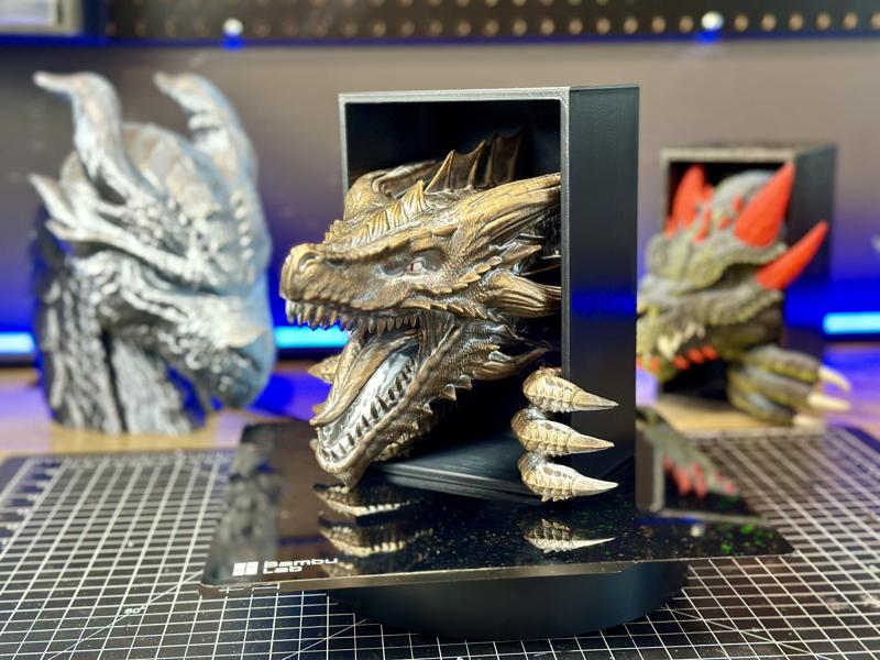 Dragon Awakening Book Nook and Wall Mounted Version