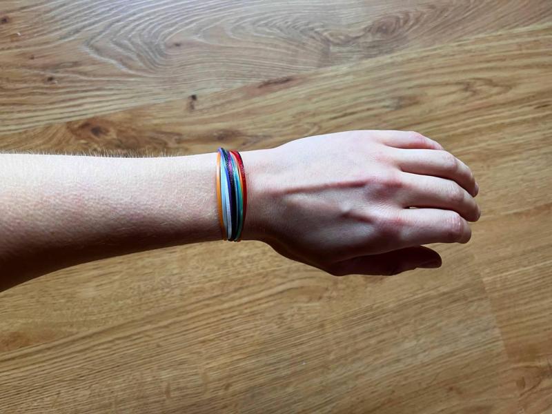 Poop string bracelet