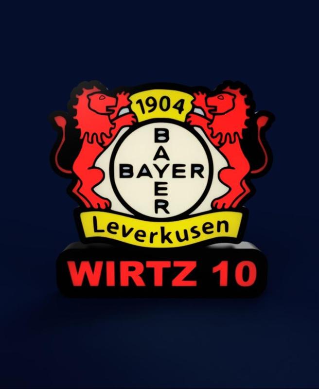 Bayer Leverkusen Sign - LED Strip Compatible