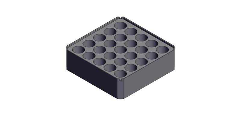 2x2x0.75 - Multibin Insert for AA batteries