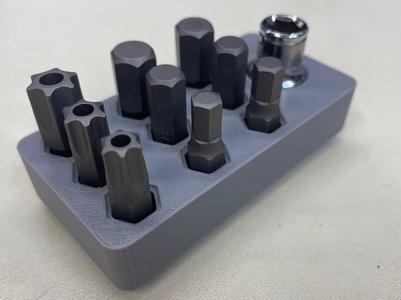gridfinity torx and allen bit holder