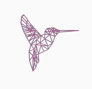 Easy to print Bird decor