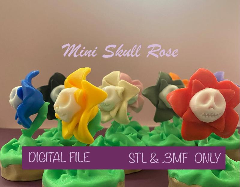 Mini Skull Rose