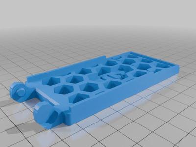 fluke 115 or 117 battery holder with stand support and magnetic clip for 36x7mm round magnet