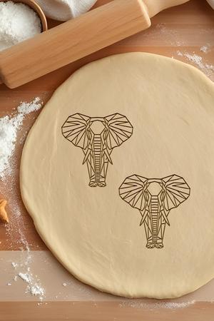 Elephant Cookie Cutter, Biscuit Cutter
