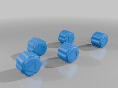 Gongi With Square Holes To Fill