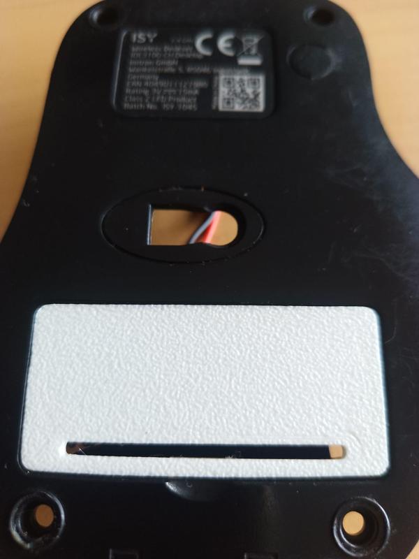 capot maintien battery