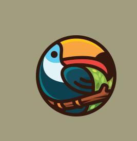 Toucan keychain 