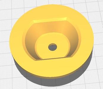 Spool Holder with Hole for the Bolt.