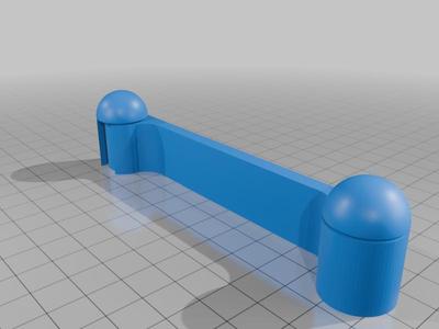 Cupboard Door Lock - openscad