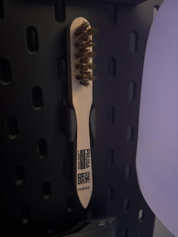 Skadis holder for Prusa nozzle brush