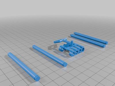 Thunder spear for legos