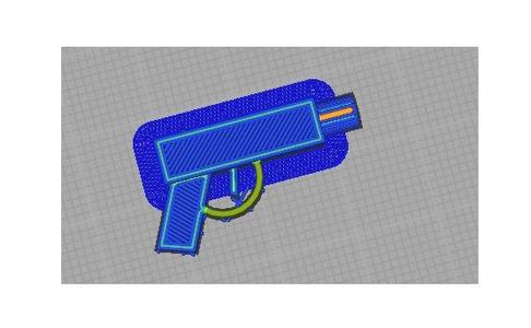 dummy 13 pistol 100% size