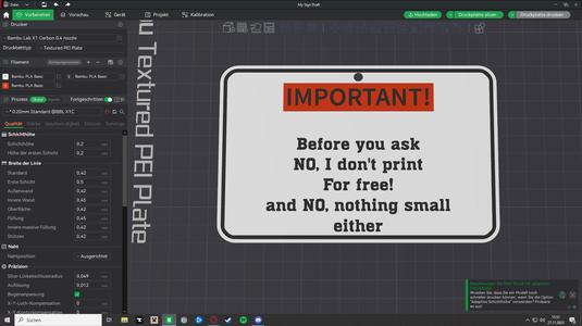 Printing is not Free