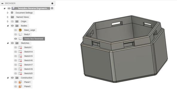 Trick Twisty Box Parametric Interior Height