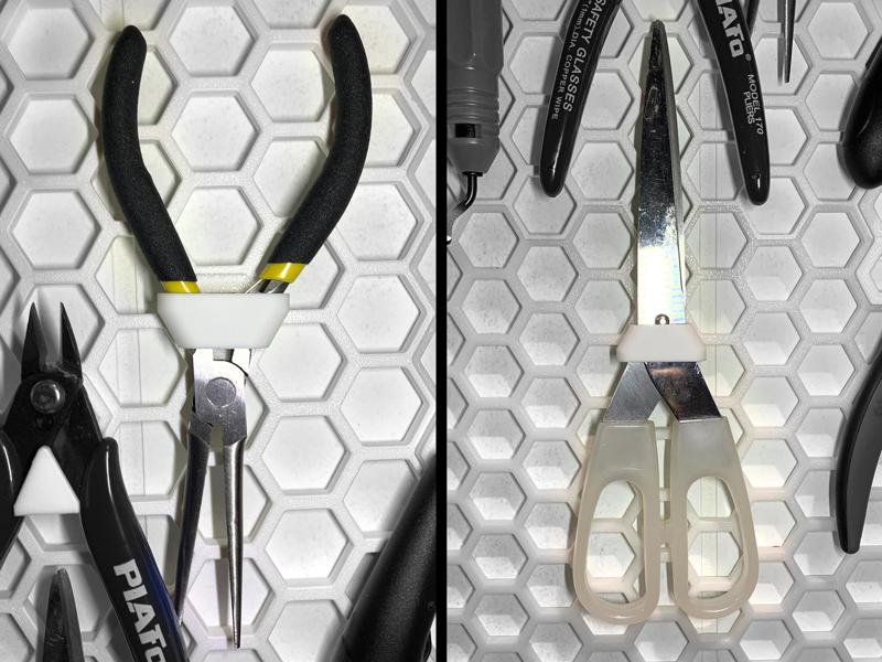 Pliers / Scissors holder for HSW (honeycomb storage wall)
