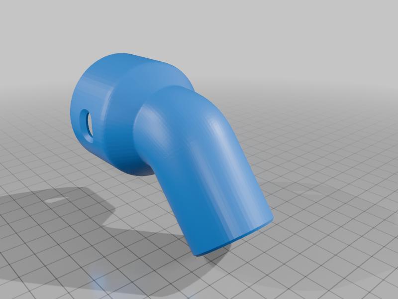 Adapter for Bosch GAS 35 Vacuum Hose to Standard Diameter