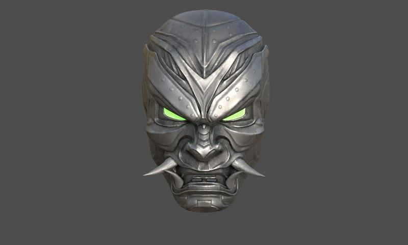 Dr Doom Oni Mask