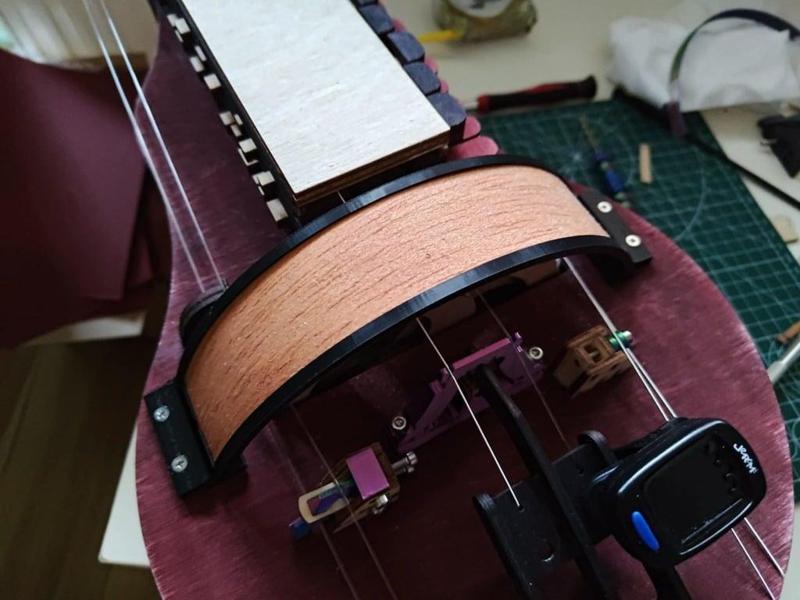 Removable snap-on Wheel cover for Nerdy Gurdy / Hurdy Gurdy