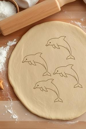 Dolphin Cookie Cutter, Biscuit Cutter