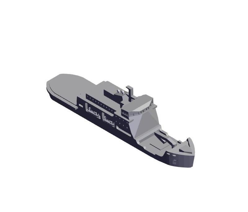 1/700 Scale VARD 9 201.stl