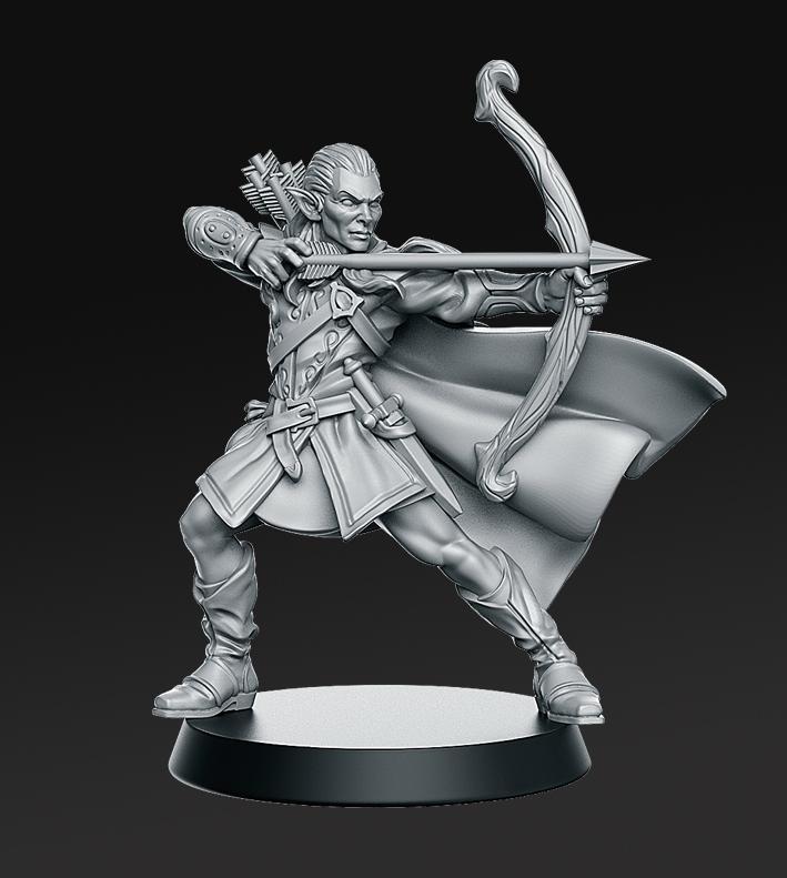 Feydhil - Elf - 32mm - DnD -