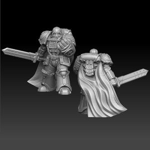 Space knight commander (pre-supported)