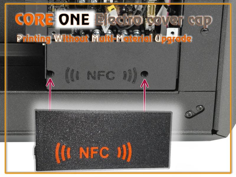 Core One Elektronic cover, print No MMU   