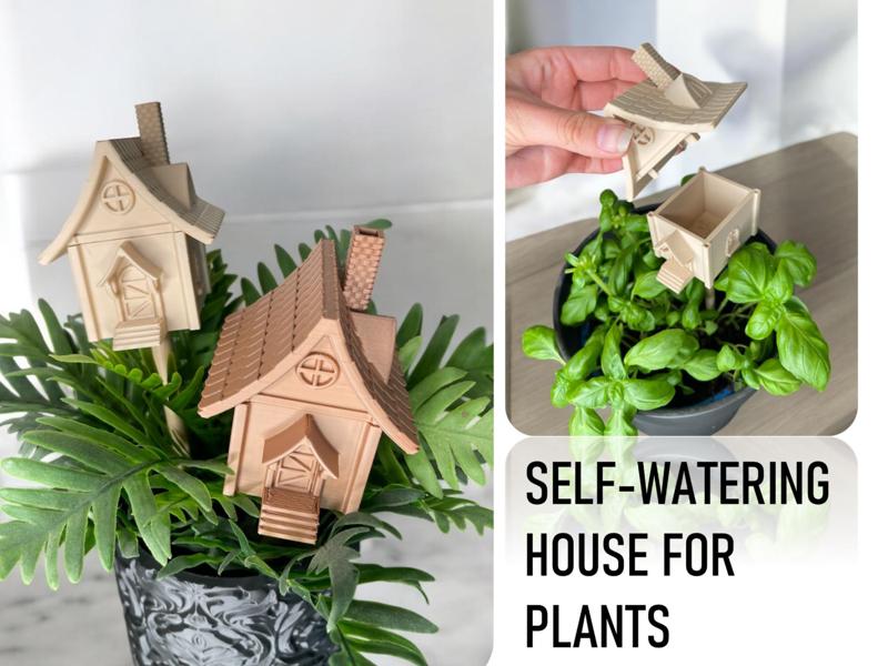 Self-Watering Plant Spikes House