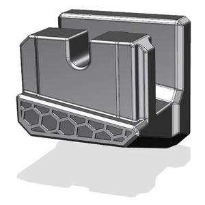 AR15 Wall Mount_Barrel to the left