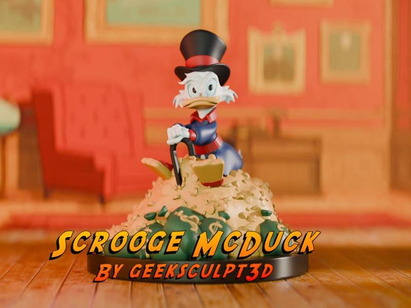 DuckTales Scrooge McDuck – Fan Art Collectible