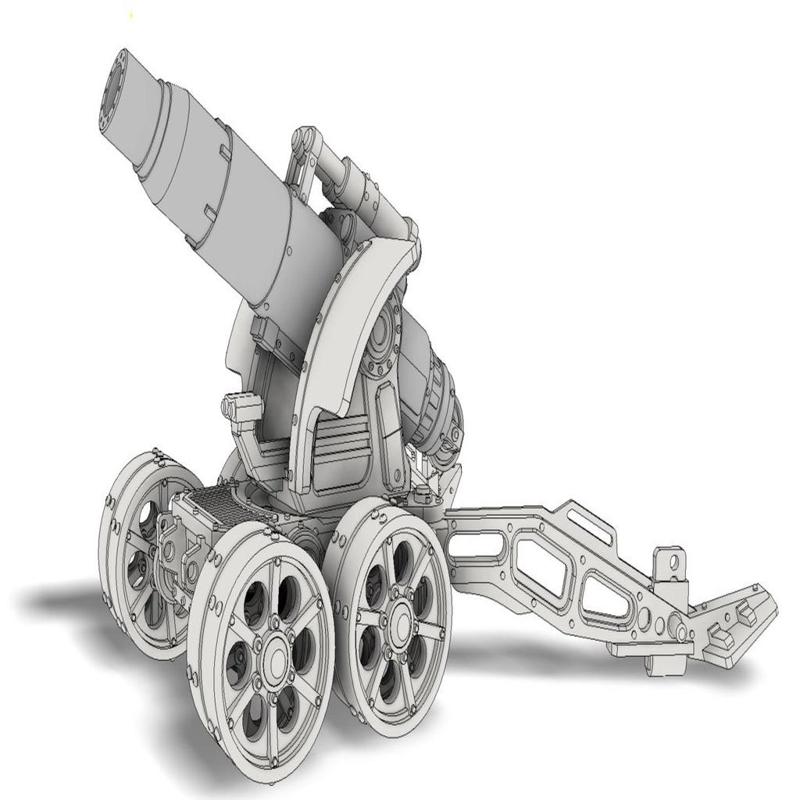 Perseus Heavy Siege Gun Carriage