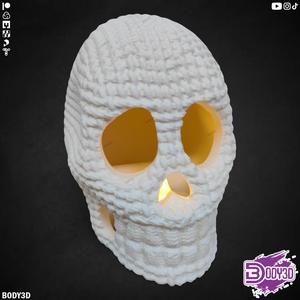 Crocheted Skull
