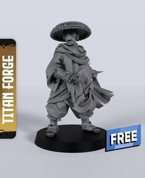 Free Warforged Monk B - With Free Dragon  - 5e DnD Inspired for RPG and Wargamers
