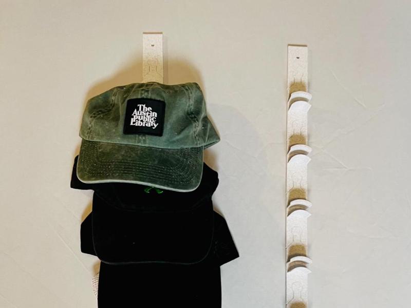 Hat Rack - Modular Hat Rack/Hanger w/ Nail to Wall