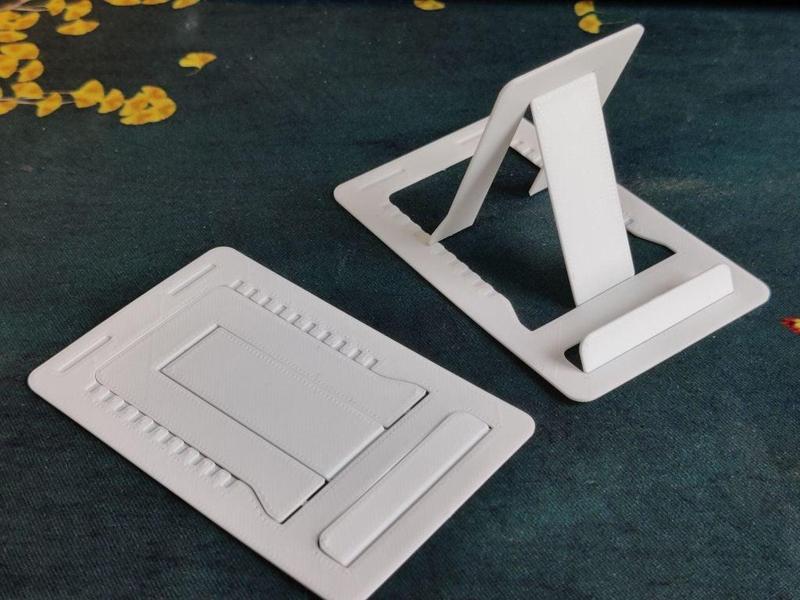 0.8mm thin adjustable credit card phone stand 