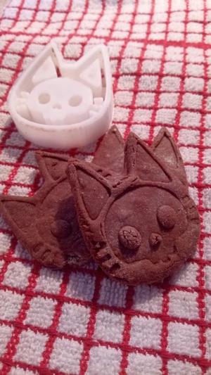 Skellie Cat Cookie Cutter 
