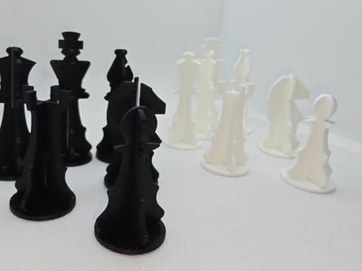 Minimalist Chess Pieces