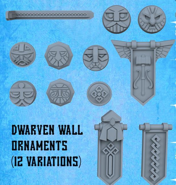 Dwarven wall ornaments