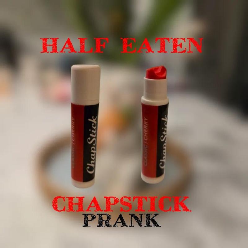 Half-Eaten Chapstick Funny Prank Full Replica   
