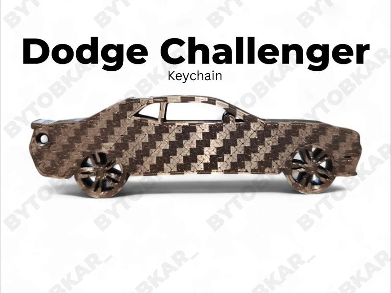 Dodge Challenger Keychain   