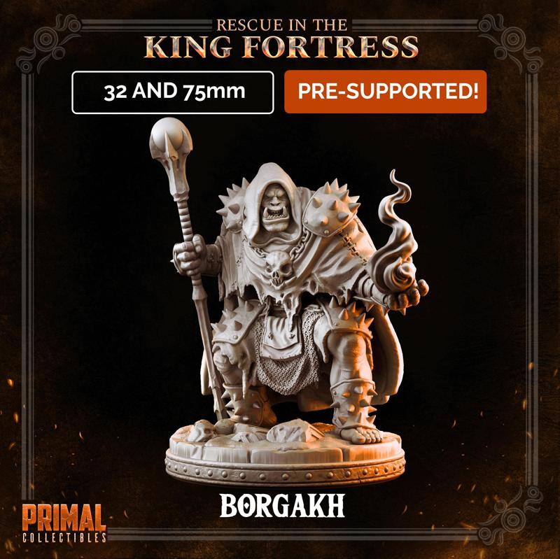 Orc spellcaster - BORGAKH THROGSON - April 2023 - RESCUE IN THE KING FORTRESS -  MASTERS OF DUNGEONS QUEST