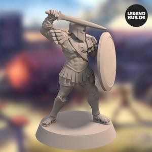Realm of Eros soldier with Sword and Shield - Pose 2