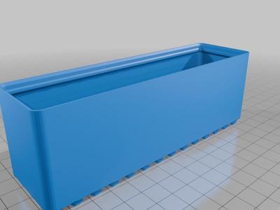 DecFinity 14x4 (140mm x 40mm) undivided bin