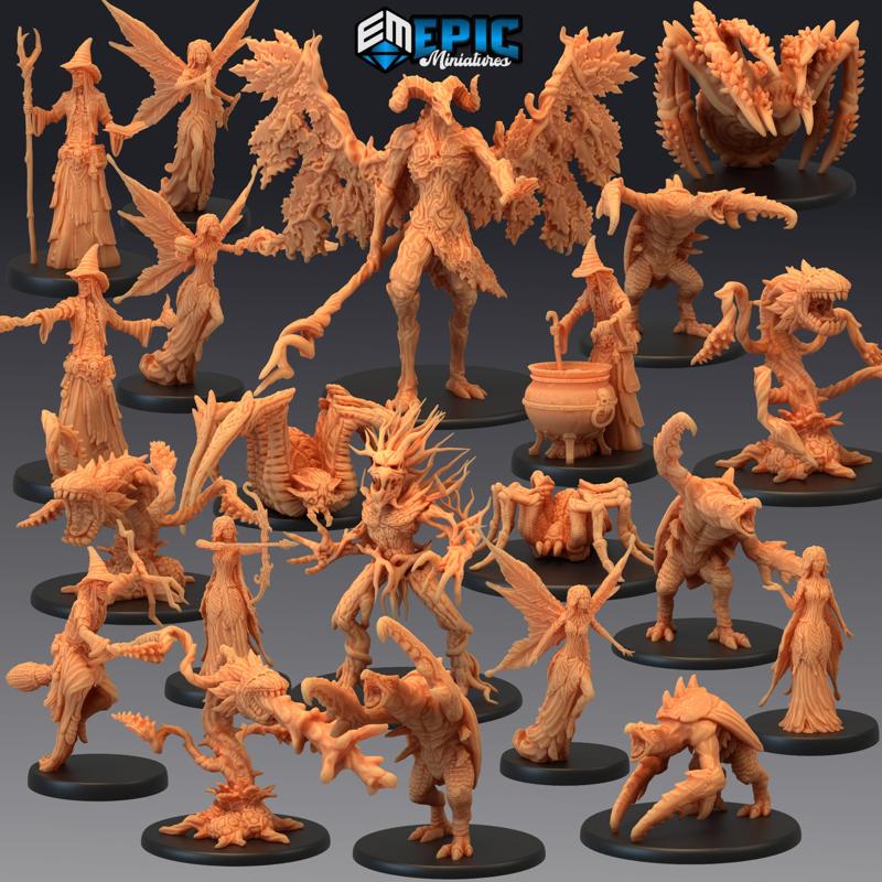 Corrupted Forest Set / Dark Woods Encounters Collection / Pre-Supported