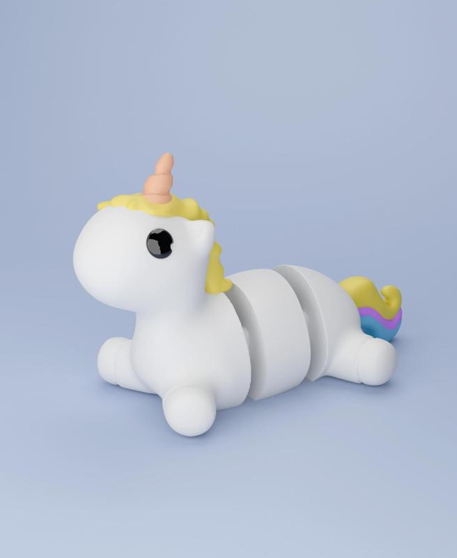 3D Flexi Unicorn Keychain (Limited Time Free)